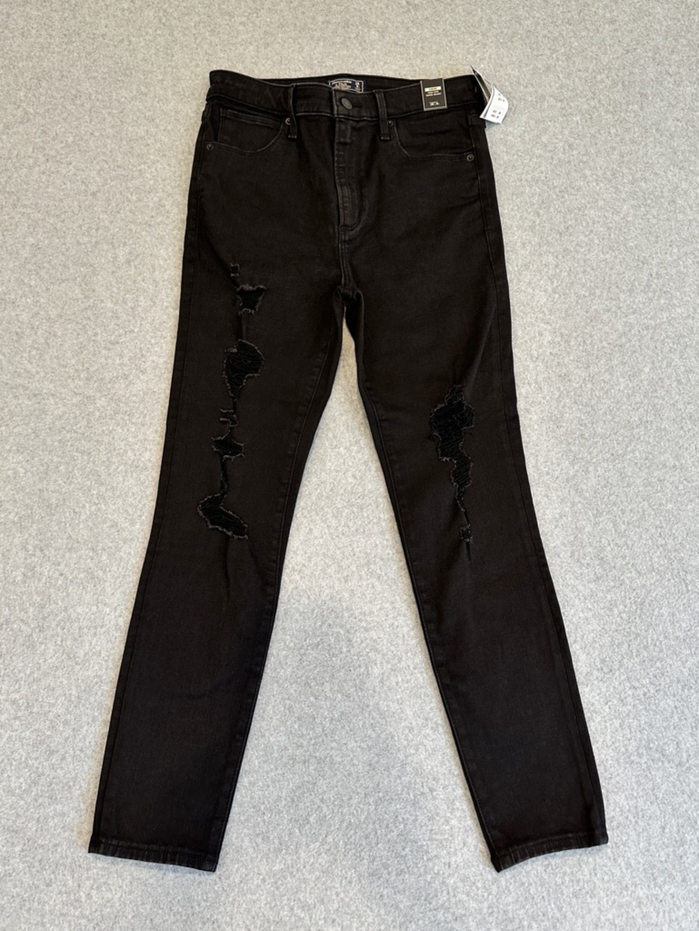 Abercrombie & Fitch Simone High Rise Super Skinny distressed jeans
